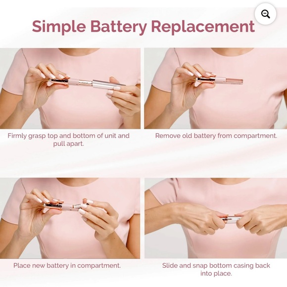 Finishing Touch Flawless Brows silver precision tip 18k gold plated pain… - Picture 8 of 8